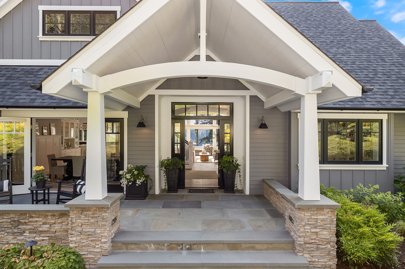 Beautiful covered porch welcomes you in!